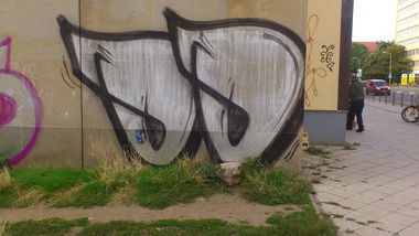 Graffiti Bombing in Magdeburg - Photo by Magdeboy - OO, OHOH, Magdeburg