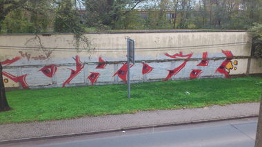 Graffiti Bombing in Magdeburg - Photo by Magdeboy - OHOH, OO, Magdeburg