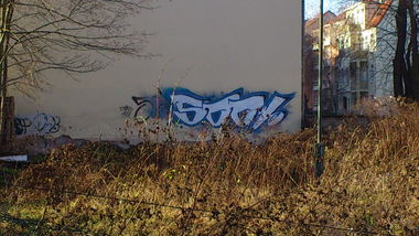 Graffiti Bombing in Magdeburg - Photo by Magdeboy - OO, OHOH, 500% (2013)