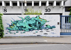 Graffiti Wall in Düsseldorf - Photo by MagicNut - Magic, One, Nut