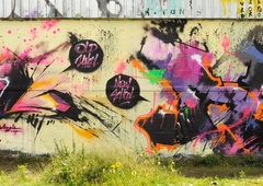 Graffiti Wall in Düsseldorf - Photo by MagicNut - Magic, Abot, Nut