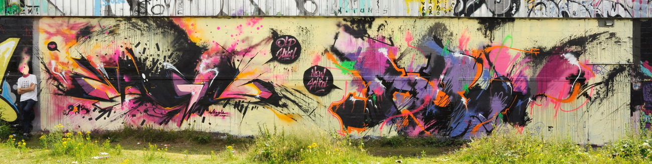 Graffiti Wall in Düsseldorf - Photo by MagicNut - Magic, Abot, Nut