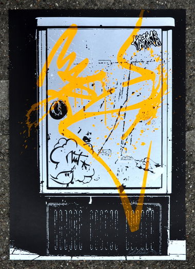 Graffiti Artwork in Düsseldorf - Photo by MagicNut - Magic, Stromkasten, Strom