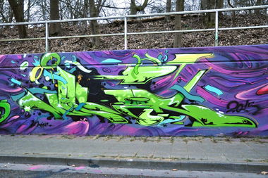 Graffiti Wall - Photo by MagicNut - Green, Grün, Magic (2015)