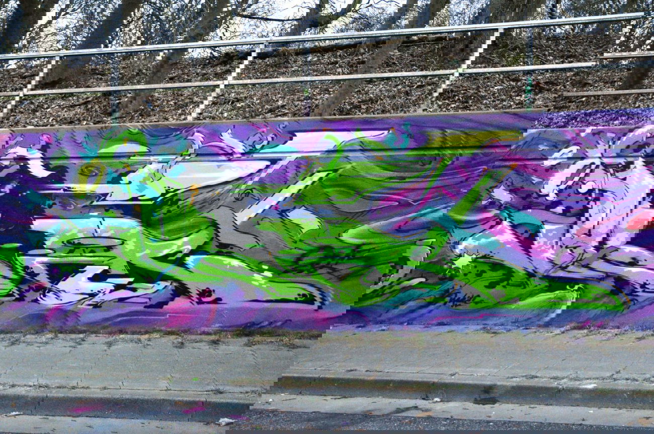 Graffiti Wall - Photo by MagicNut - Green, Grün, Magic (2015)