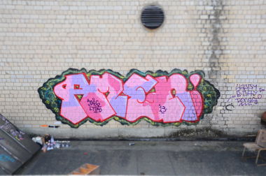 Graffiti Wall in Dusseldorf - Photo by MahatmaGanja - amen, jpeg, lyp (2013)