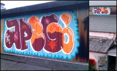 Graffiti Bombing - Photo by MahatmaGanja - jpeg, jpegs, düsseldorf