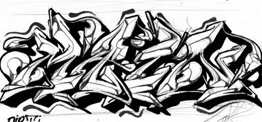 Graffiti Sketch - Photo by Main