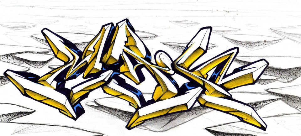 Graffiti Sketch - Photo by Main