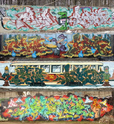 Graffiti Wall - Photo by Main