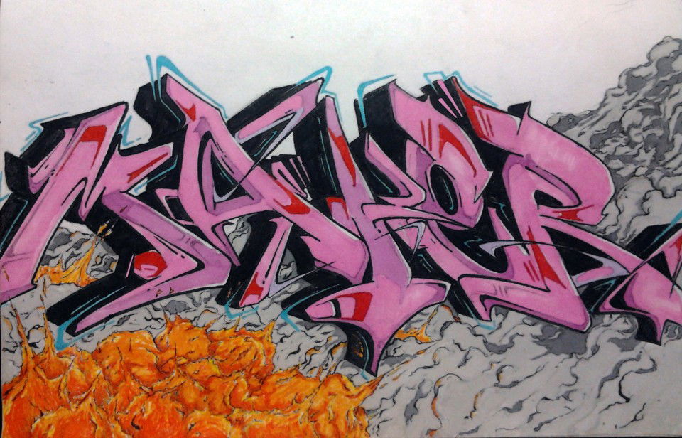 Graffiti Sketch in Sudak - Photo by MakerTwo