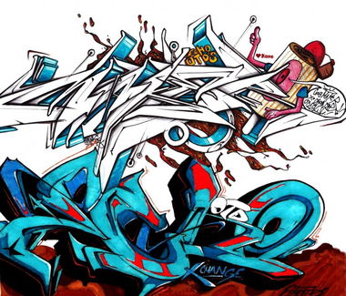 Graffiti Sketch - Photo by MakerTwo