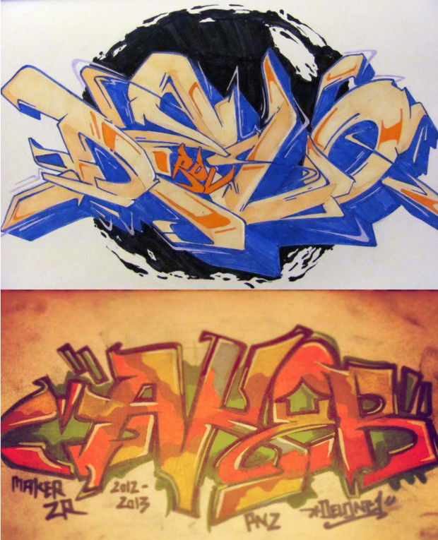 Graffiti Sketch - Photo by MakerTwo