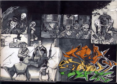 Graffiti Sketch - Photo by MakerTwo