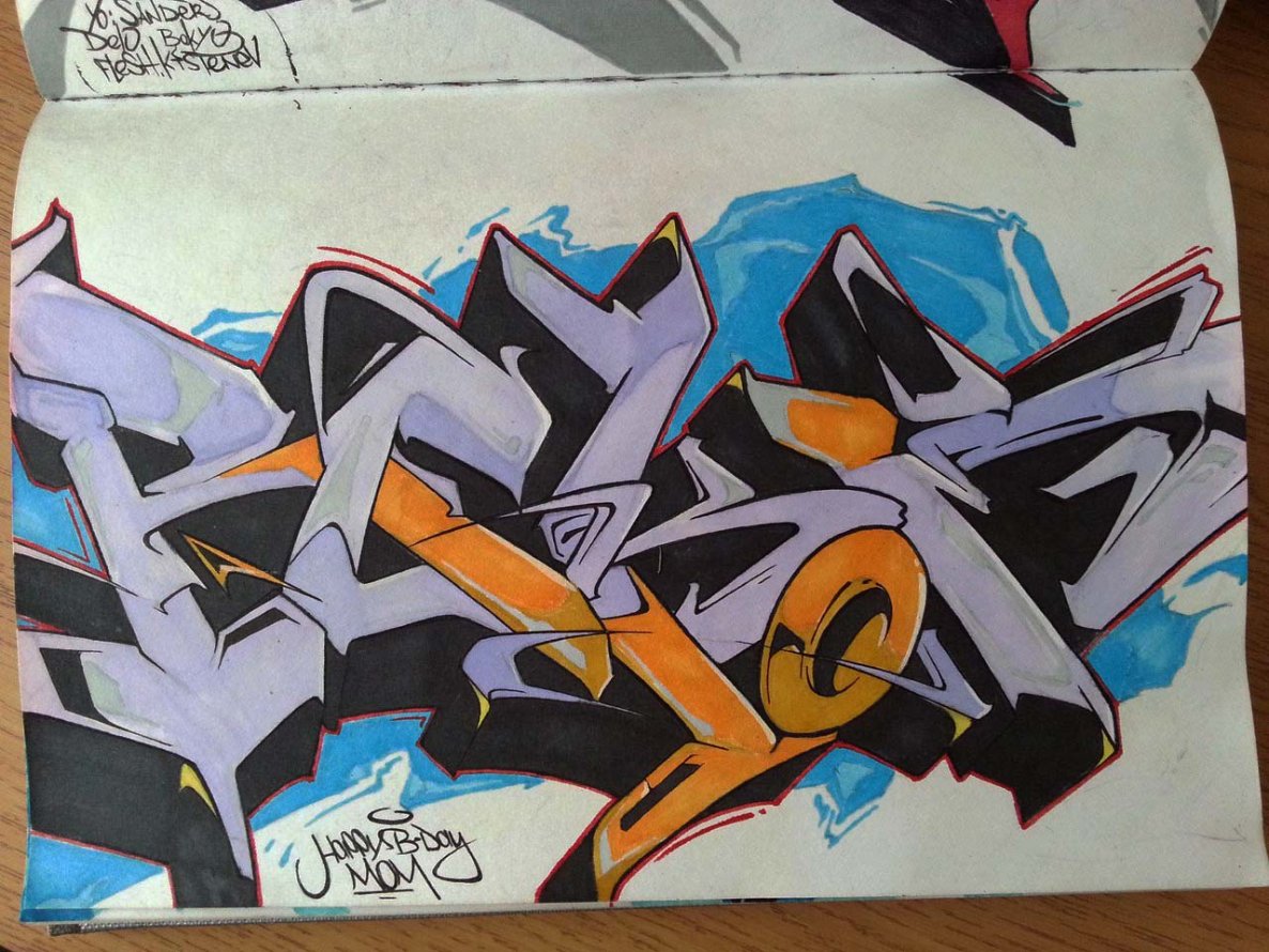 Graffiti Sketch - Photo by MakerTwo