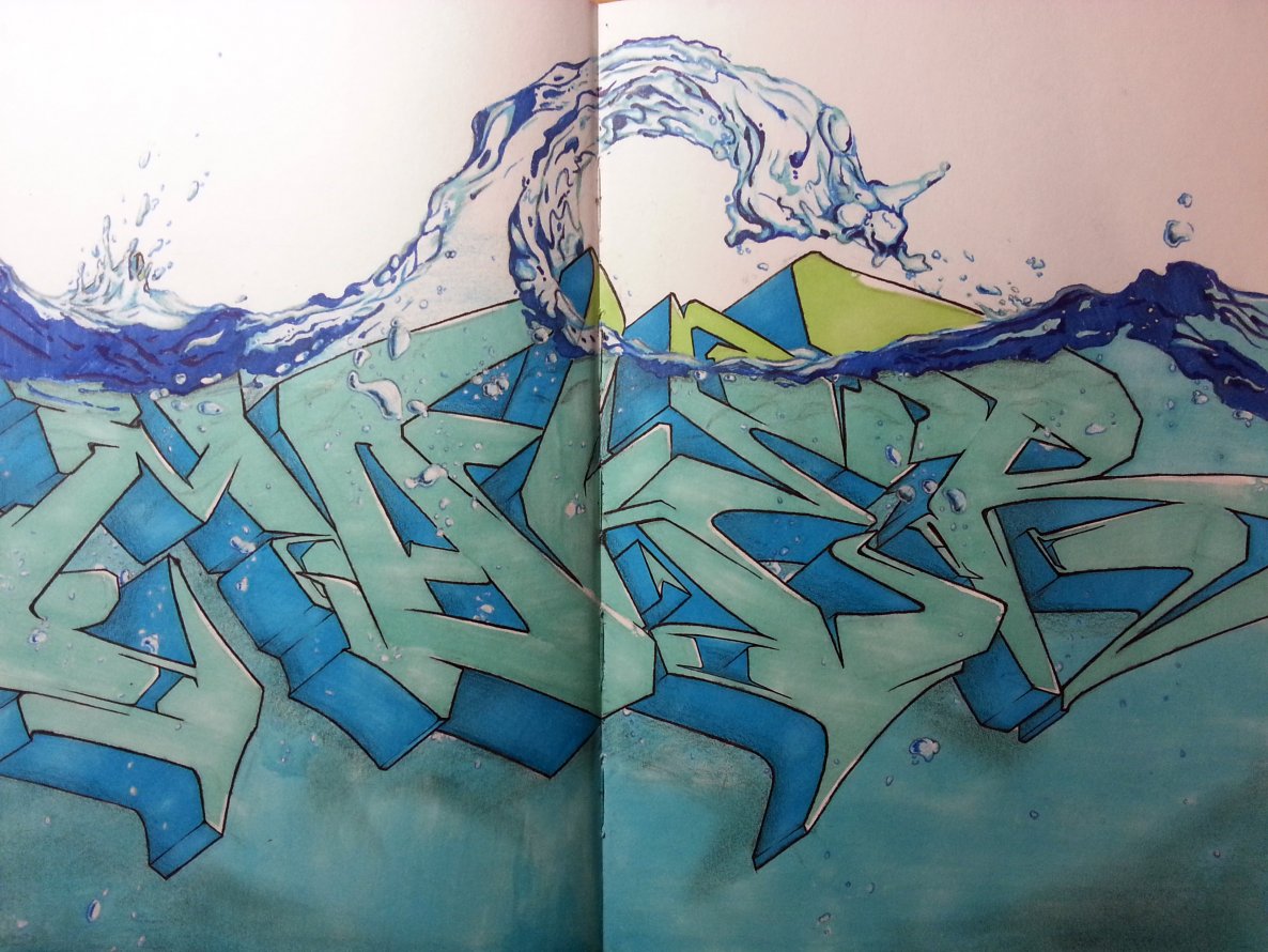 Graffiti Sketch - Photo by MakerTwo