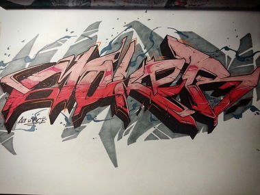 Graffiti Sketch - Photo by MakerTwo