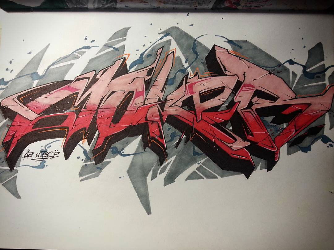 Graffiti Sketch - Photo by MakerTwo
