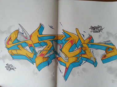 Graffiti Sketch - Photo by MakerTwo