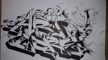 Graffiti Sketch - Photo by MakerTwo