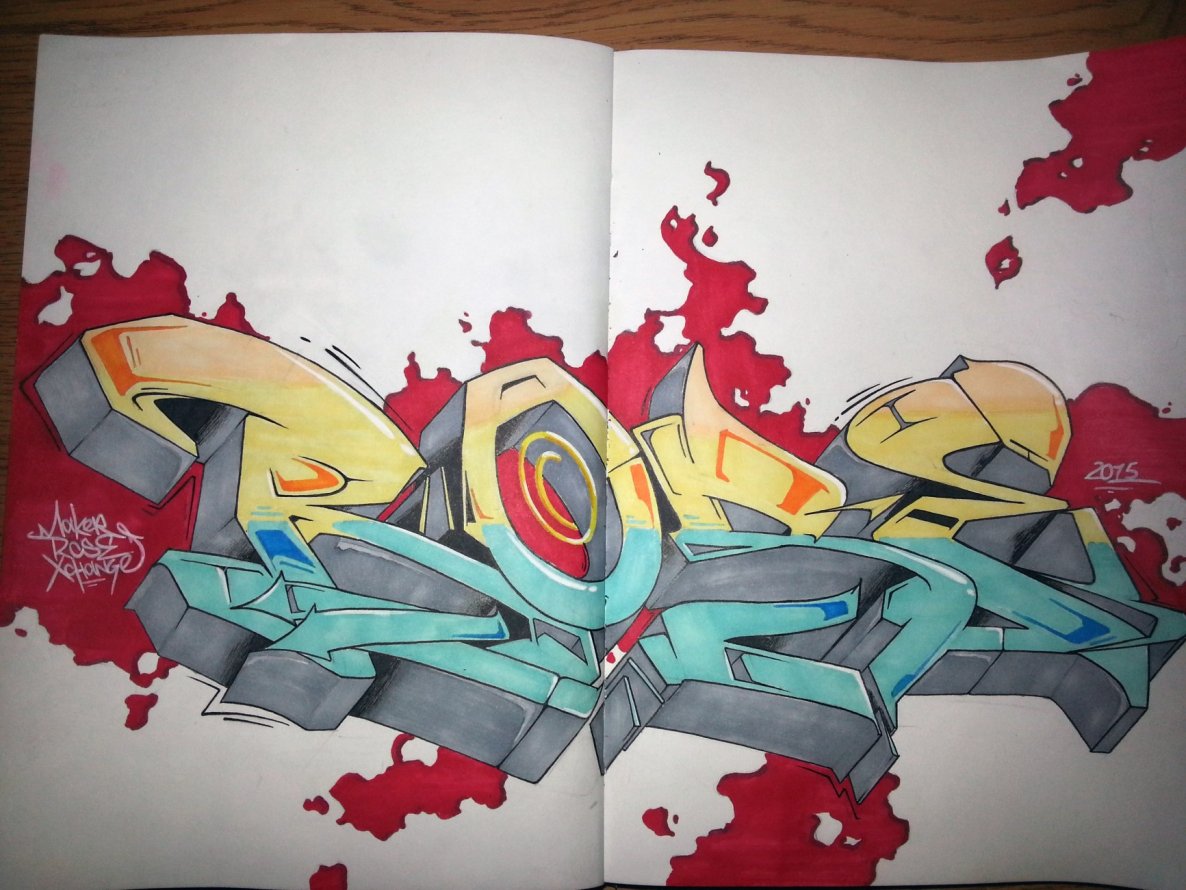 Graffiti Sketch - Photo by MakerTwo