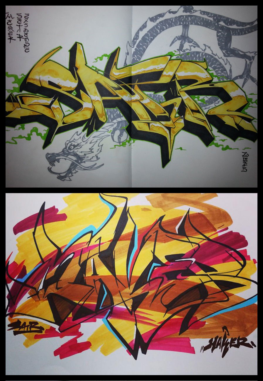 Graffiti Sketch - Photo by MakerTwo
