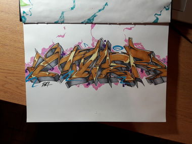 Graffiti Sketch - Photo by MakerTwo