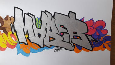 Graffiti Sketch - Photo by MakerTwo
