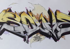 Graffiti Sketch - Photo by MakerTwo