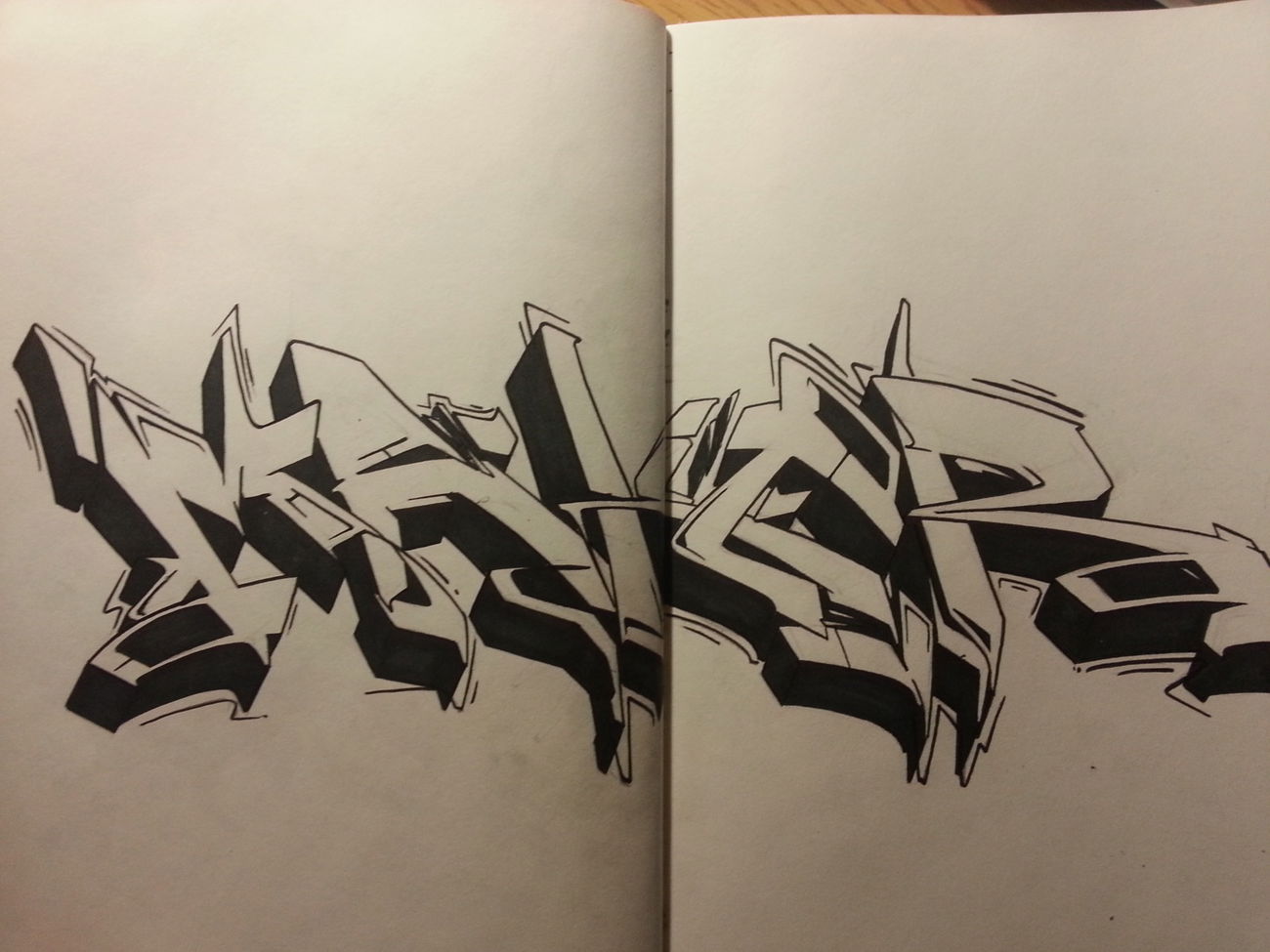 Graffiti Sketch - Photo by MakerTwo (2016)