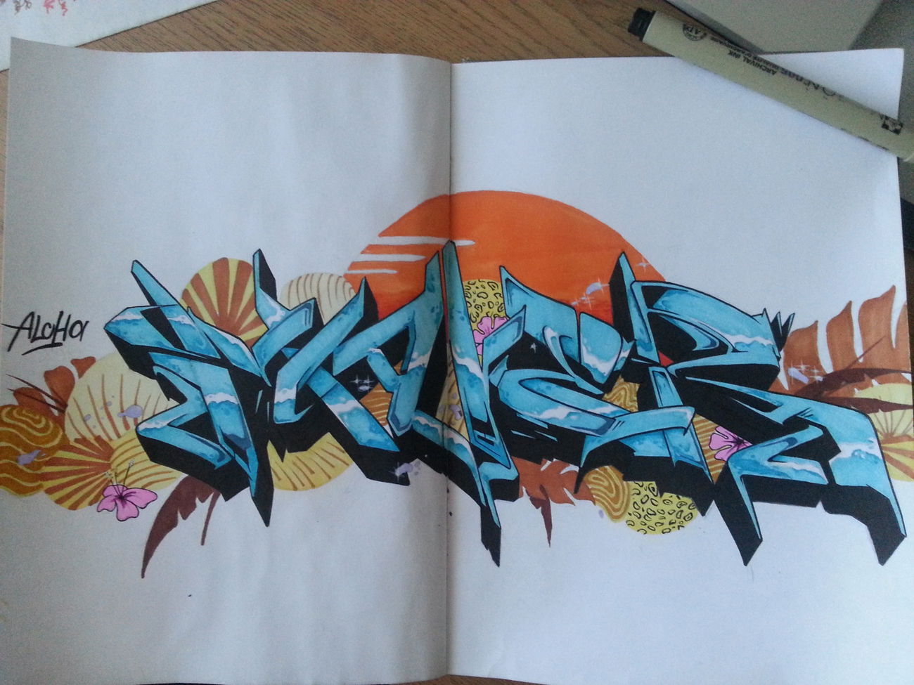 Graffiti Sketch - Photo by MakerTwo