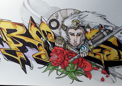 Graffiti Sketch - Photo by MakerTwo