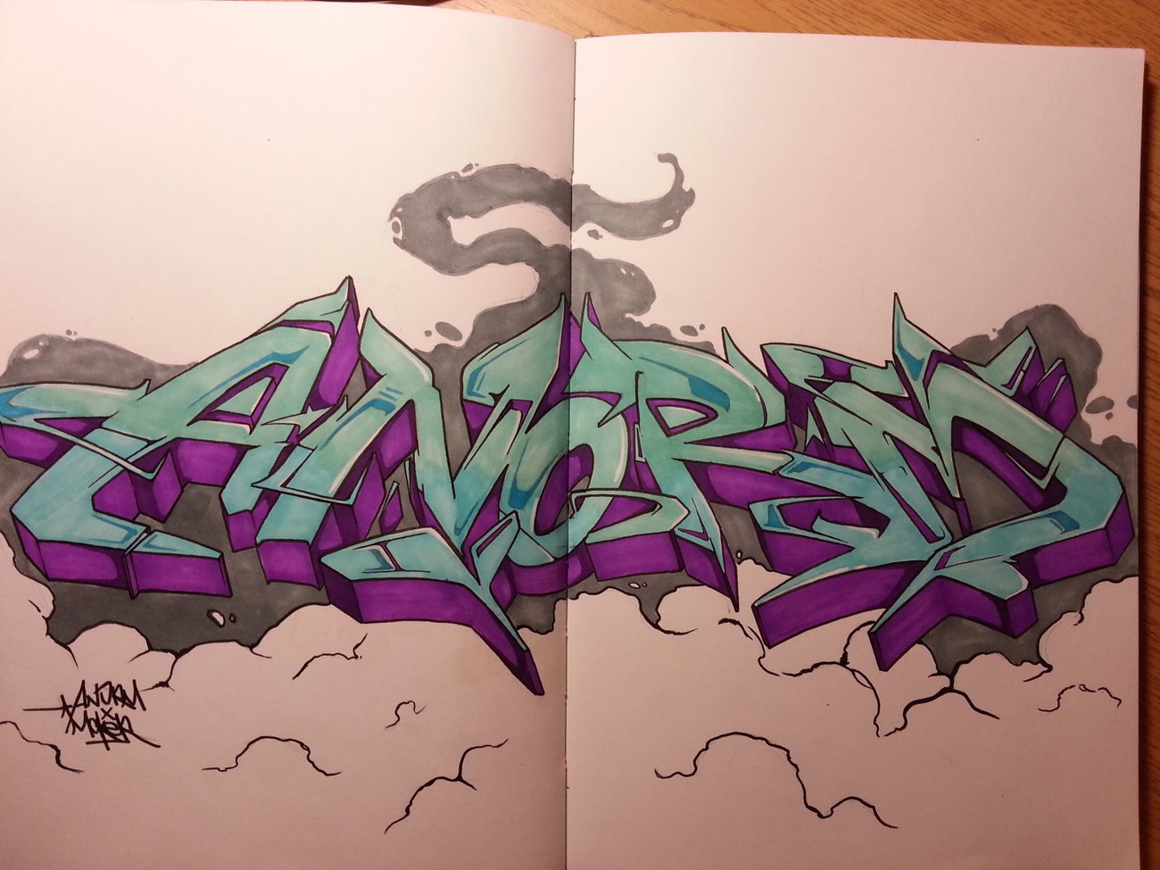 Graffiti Sketch - Photo by MakerTwo