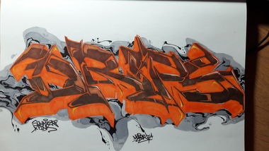 Graffiti Sketch - Photo by MakerTwo