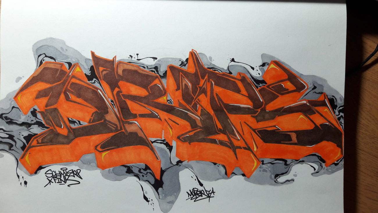Graffiti Sketch - Photo by MakerTwo