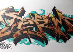 Graffiti Sketch - Photo by MakerTwo