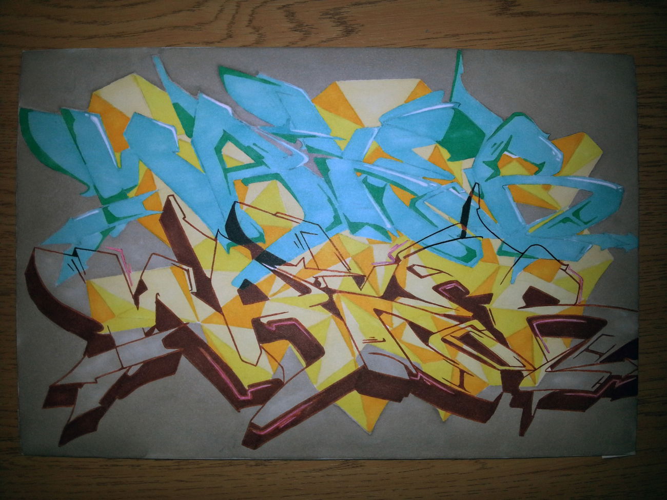 Graffiti Sketch - Photo by MakerTwo (2015)