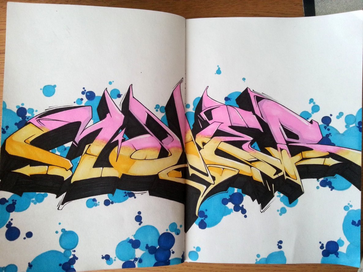 Graffiti Sketch - Photo by MakerTwo