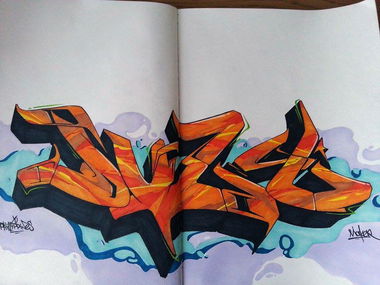 Graffiti Sketch - Photo by MakerTwo