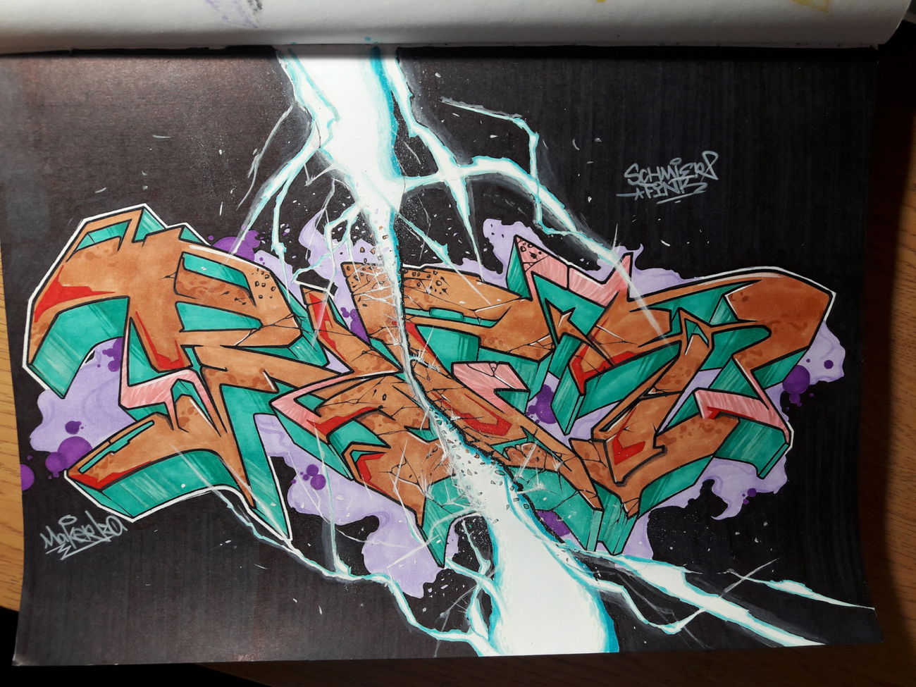 Graffiti Sketch - Photo by MakerTwo