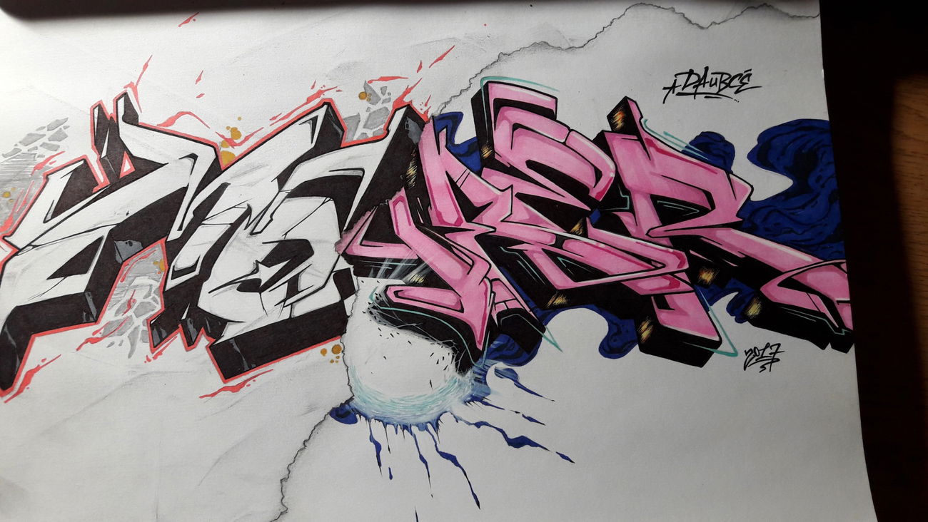 Graffiti Sketch - Photo by MakerTwo