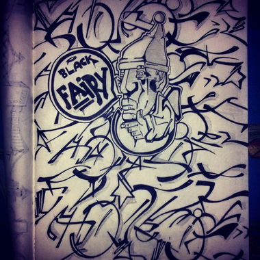 Graffiti Sketch - Photo by Makose - Makose