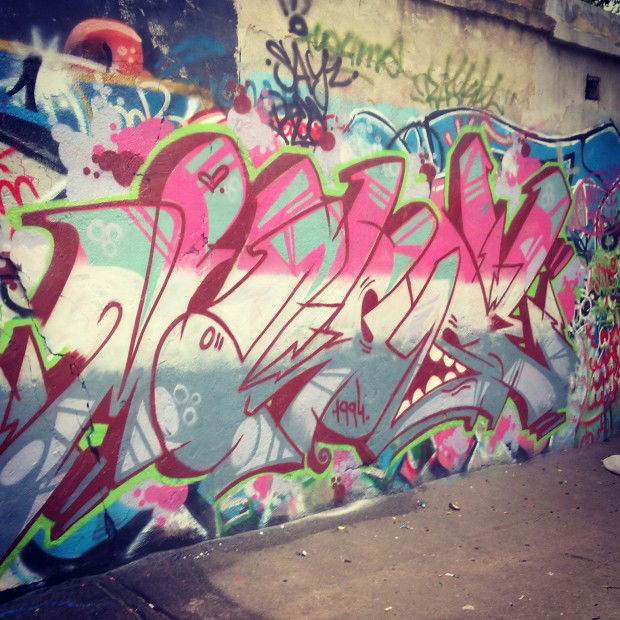 Graffiti Wall - Photo by Makose - Old (2010)