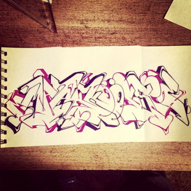 Graffiti Sketch - Photo by Makose