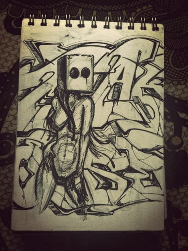 Graffiti Sketch - Photo by Makose
