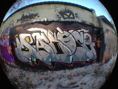 Graffiti Bombing - Photo by Makose
