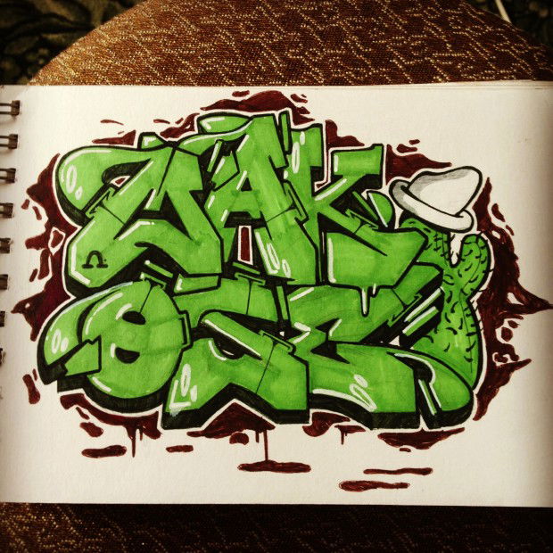 Graffiti Sketch - Photo by Makose