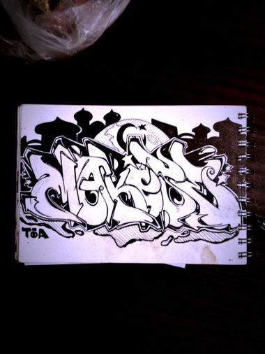 Graffiti Sketch - Photo by Makose