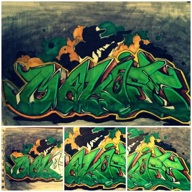 Graffiti Sketch - Photo by Makose