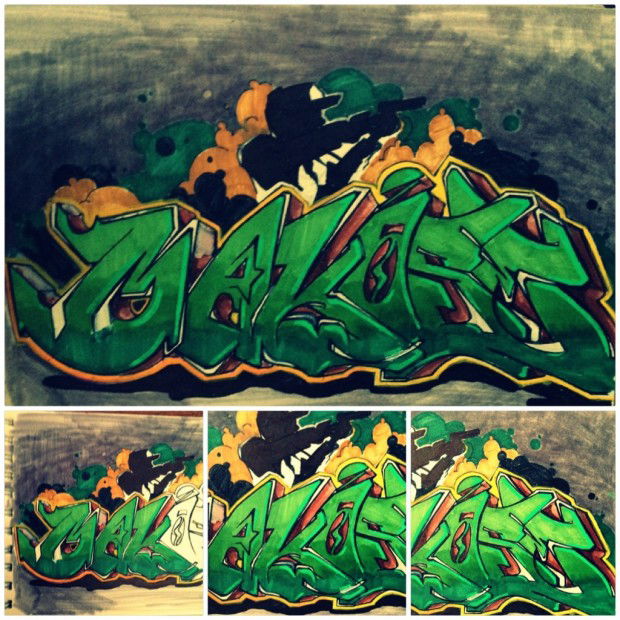 Graffiti Sketch - Photo by Makose